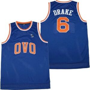 OVO Blue and Orange Men's Jersey